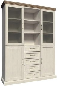 Vitrína Royal W2D, severská borovice/ divoký dub