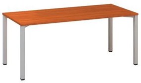 Kancelársky stôl Alfa 200, 180 x 80 x 74,2 cm, rovné vyhotovenie, dezén čerešňa, RAL9022