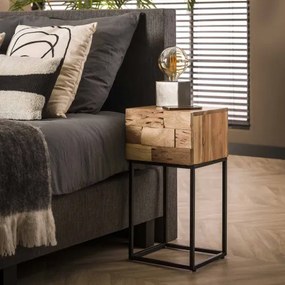 Nočný stolík 21-40 Mill Drevo Acacia  - Komfort-nábytok