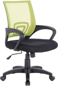 Kancelárske kreslo Fresh, čierna/zelená sieťovina%