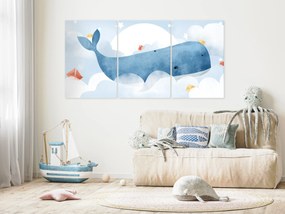 Artgeist Obraz - Dream Of Whales (3 Parts) Veľkosť: 120x60, Verzia: Na talianskom plátne