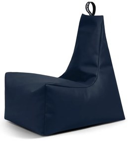 Tmavomodrý sedací vak z imitácie kože Icy XL – So Soft?