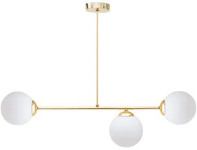 Luster na tyči FIRA 3xE27/60W/230V zlatá