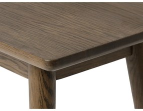 Tmavohnedá lavica Barrali – Unique Furniture