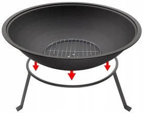 Verk 27098 Záhradné prenosné ohnisko 55 cm