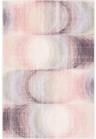 Svetloružový vlnený koberec 133x190 cm Kaola – Agnella
