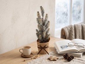 Dekoratívny vianočný stromček FROSTY TREE v kvetináči 22 cm
