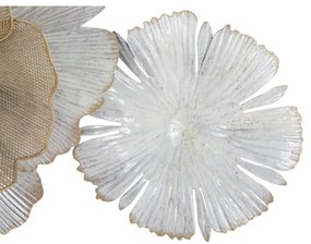 Nástenná kovová dekorácia Mauro Ferretti Flowery, 119 × 60 cm