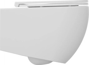 Isvea Isvea, INFINITY závesná WC misa, Rimless, 36,5x53cm, matná biela, 10NF02005-2L