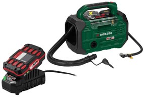 Parkside® Aku kompresor a pumpa PKA 20-Li D3 + Akumulátor 20 V 2 Ah + Nabíjačka 20 V 2,4 A (800011853)