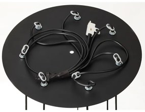 Jupiter 2018 - Luster na lanku ALAS 7xGU10/10W/230V zlatá/čierna