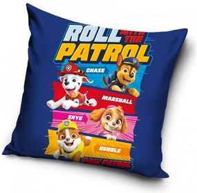 Carbotex Obliečka na vankúšik 40x40 cm - Labková patrola Roll Patrol
