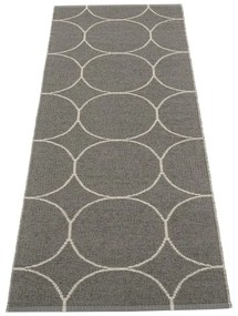 Tmavosivý vnútorný a vonkajší behúň 70x200 cm Boo Charcoal Linen – Pappelina