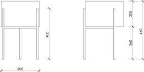 Kovový obal na kvetináč ø 30 cm Maki – noo.ma