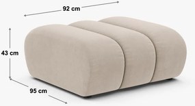 Ženilková podnožka v tehlovej farbe Lupine – Micadoni