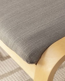 Poťah s výplňou na kreslo Poäng II farba produktu béžová látka zapletaná