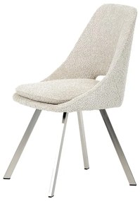 Autronic BONTEC Jedálenská stolička, béžová, látka bouclé, DCL-W1174 CRM2 Farba: Hnedá