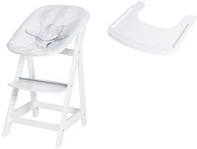 roba Detská vysoká stolička Born Up Zickzack 2 v 1 + Pultík k jedálenskej stoličke  (800008529)