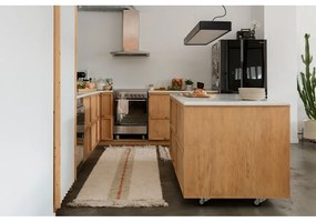 Béžový bavlnený behúň 80x230 cm Duetto Sage – Lorena Canals