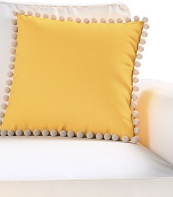 Viera s brmbolcami farba produktu žltá