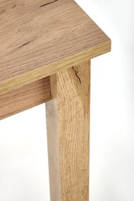Jídelní rozkládací stůl GINO 100/135 cm dub craft zlatý