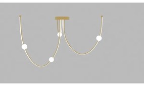 Zambelis 22248 - LED Stmievateľný luster na lanku LED/42W/230V zlatá