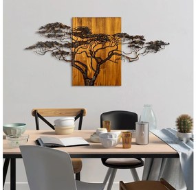 Asir Nástenná dekorácia 144x70 cm strom drevo/kov 899SKL2671