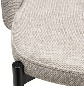 Jídelní židle Jazz béžová/černá