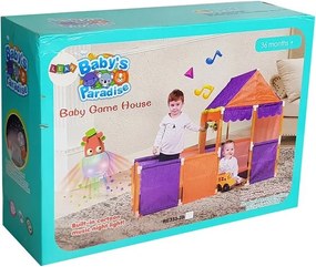 LEAN Toys Farebný detský stan 112 cm x 110 cm x 102 cm