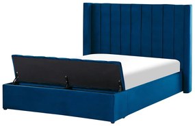 Manželská posteľ 140 cm Noya (modrá). Vlastná spoľahlivá doprava až k Vám domov. 1081733