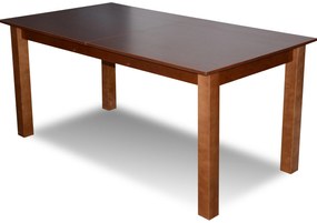 Rozkladací jedálenský stôl Santus (orech ecco) (pre 4-6 osôb). Akcia -18%. Vlastná spoľahlivá doprava až k Vám domov. 1091963