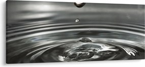 Obraz kvapky vody (120x50 cm)