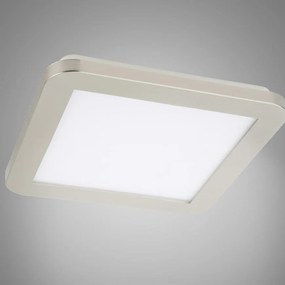 Stropné svietidlo LED Nexit 22,5x22,5 cm 12W LED IP44 Satén+Biela 3000k
