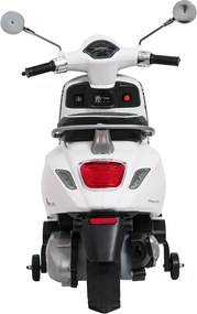 Ramiz Vespa Scooter ROMA Biela Detský motocykel