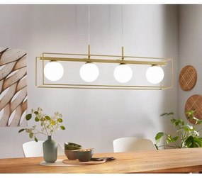 Eglo 97793 - Luster na lanku VALLASPRA 4xE14/40W/230V