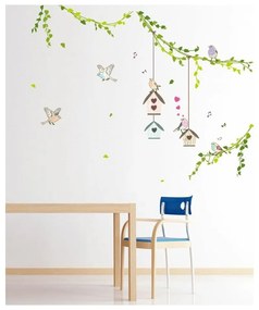 Sada samolepiek Ambiance Birds cages in the Forest