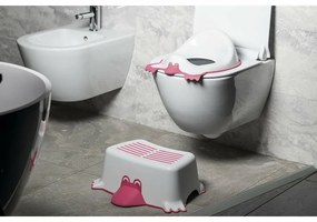 AQUALINE 366413 Duck detské protišmykové stúpadlo do kúpeľne, sivá