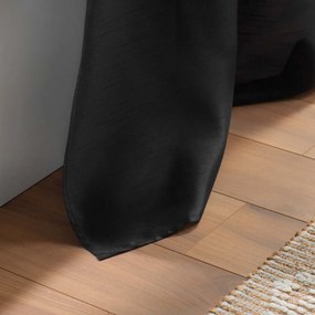 Čierny záves z mikrosaténu 140x240 cm Shana – douceur d'intérieur