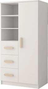 Regál SCOUT - biely (viac variant)