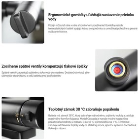 Deante Cascada, nástenná vaňová batéria s otočnou výlevkou, zlatá matná, DEA-BCH_R1BT