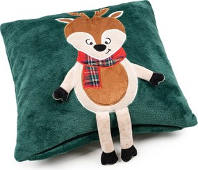 4Home Vianočná obliečka na vankúšik Reindeer, 40 x 40 cm