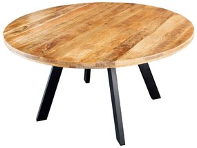 Okrúhly jedálenský stôl Thunder 140 cm mango
