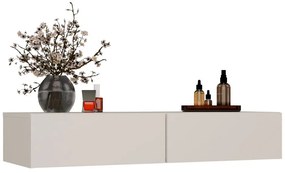 Závěsný toaletní stolek MIKA 110 cm kašmírový