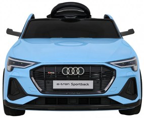 Audi E-Tron Sportback modré – Elektrické auto pre deti s pohonom 4x4, diaľkovým ovládaním