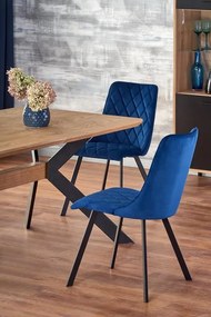 ROZKLADACÍ JEDÁLENSKÝ STÔL RODAN PRÍRODNÝ DUB + ČIERNY 160 - 220 cm