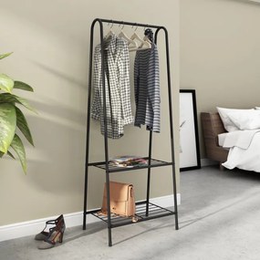 Vešiakový stojan OLIVER čierny