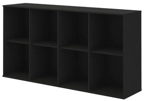 Čierny modulárny policový systém 136x69 cm Mistral Kubus - Hammel Furniture