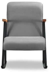 Hojdacie kreslo LUNI sivé