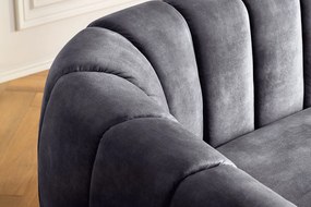 Pohovka BABYLON 200 cm velvet antracit