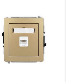 DGK-1 Počítačová zásuvka zlatá
